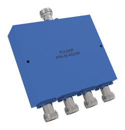 PP4-50-452/2N: 4-Way Type N High Power Combiner, 20-400 MHz