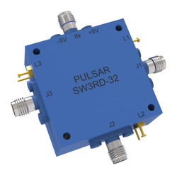 SW3RD-32: SP3T SMA Reflective Switch, 0.3-12 GHz