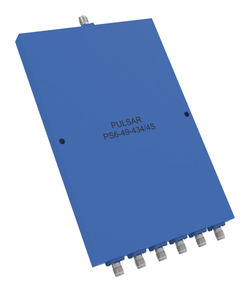 PS6-49-434/4S: 6-Way SMA Power Divider, 2-18 GHz