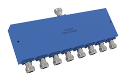 PS8-10-454/4N: 8-Way Type N Power Divider, 7.2-8.5 GHz