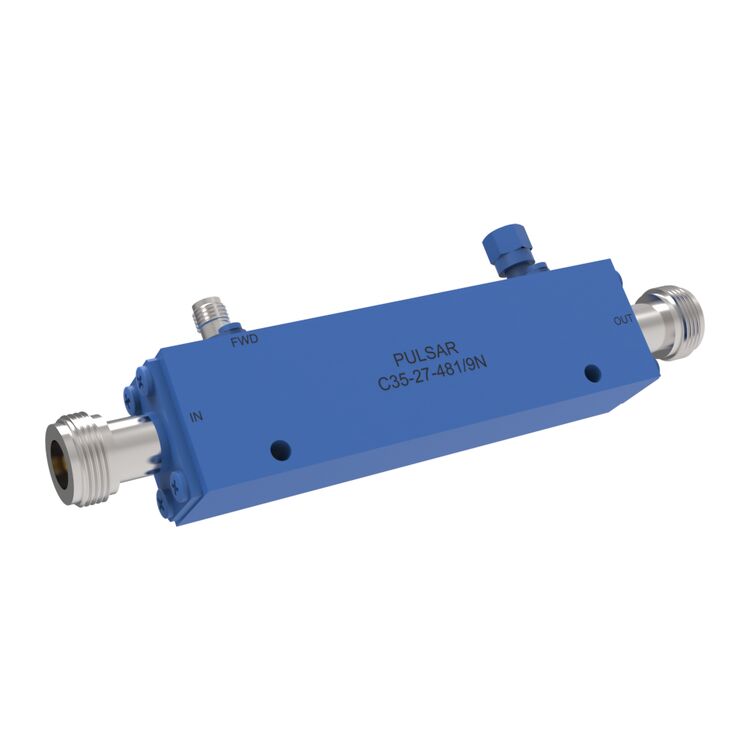 High Power 35 dB Directional Coupler: 1000 to 8000 MHz - Type-N