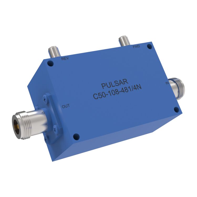 High Power 50 dB Dual Directional Coupler: 20 to 200 MHz - Type-N