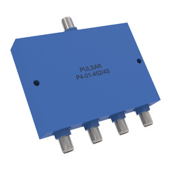 P4-01-452/4S: 4-Way SMA Power Divider, 0.01-60 MHz