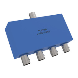 P4-06-452/6B: 4-Way BNC Power Divider, 2-500 MHz