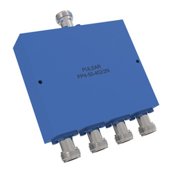 PP4-50-452/2N: 4-Way Type N High Power Combiner, 20-400 MHz