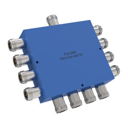 PS12-04-455/1N: 12-Way Type N Power Divider, 7.2-8.5 GHz
