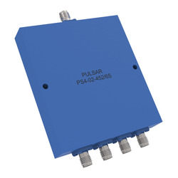 PS4-02-452/6S: 4-Way SMA Power Divider, 0.5-2 GHz