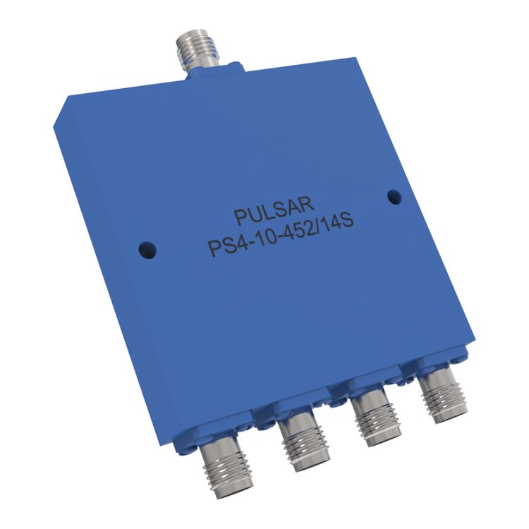 4-Way Power Divider: 4 to 8 GHz - SMA