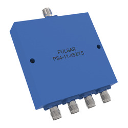 PS4-11-452/7S: 4-Way SMA Power Divider, 7.2-8.5 GHz