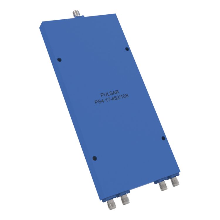 その他 4ms Row Power 25 4-Way Power Divider: 0.5 to 18 GHz - SMA