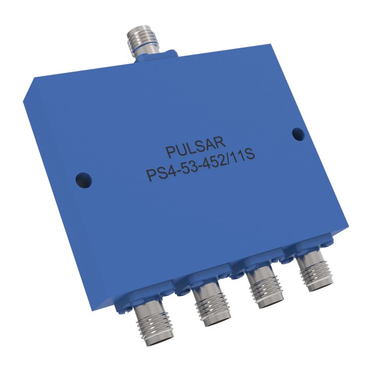 4-Way Power Divider: 5 to 40 GHz - 2.92mm