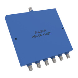 PS6-04-434/2S: 6-Way SMA Power Divider, 1-2 GHz