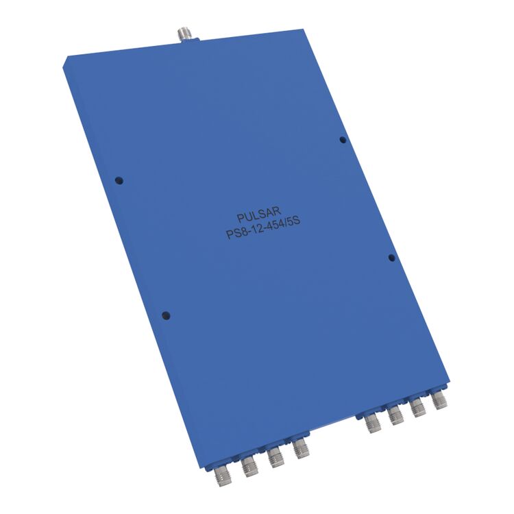 8-Way Power Divider: 0.5 to 6 GHz - SMA